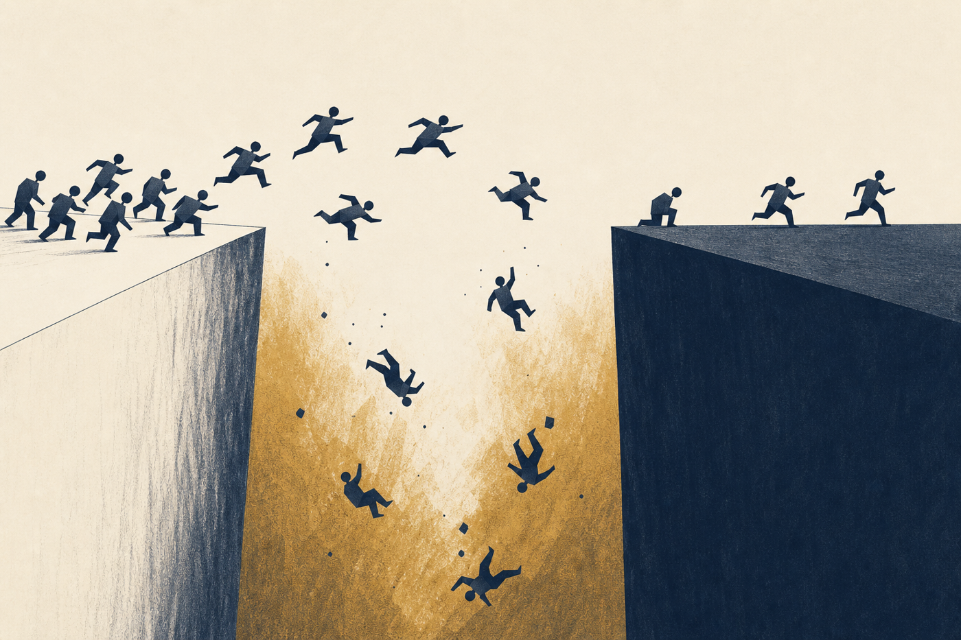Small agent forms attempt to cross a wide gap between a demonstration edge and a production plateau.